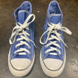 Converse Blue High Top Shoes